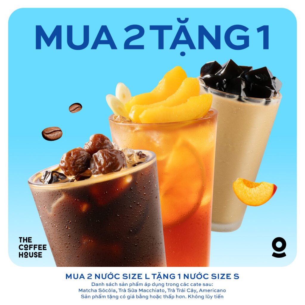 thecoffeehouse mua 2 tặng 1